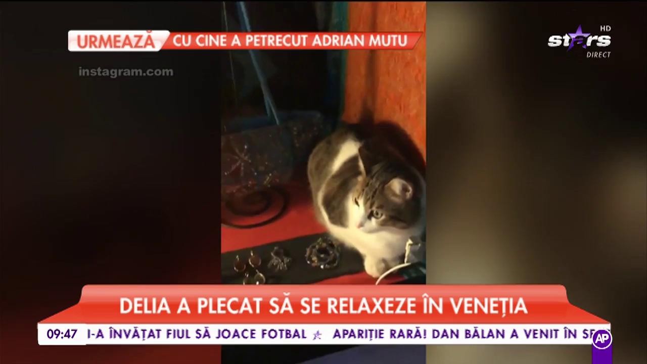 Cele mai tari imagini din vacanța Deliei. Vedeta a plecat să se relaxeze în Veneția