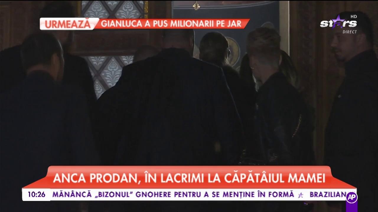 Anca, în lacrimi. Fiicele Ionelei Prodan au ajuns la căpătâiul mamei