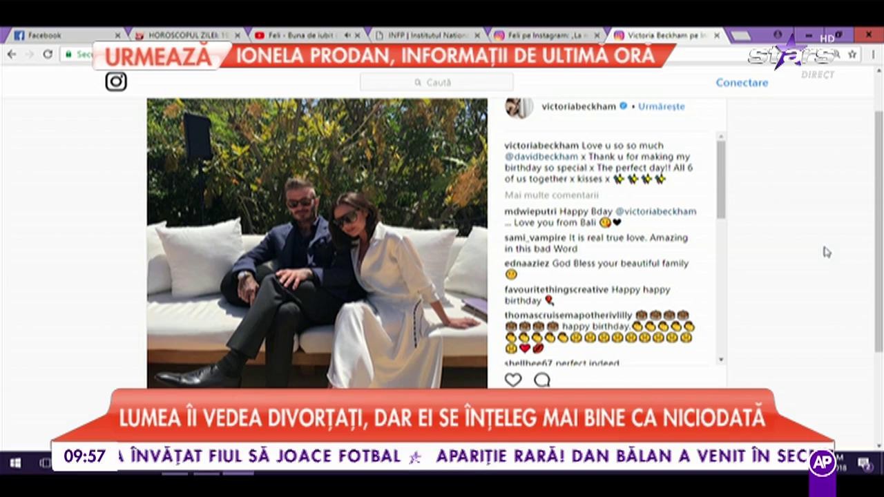 Lumea îi vedea divorțați, dar ei se înțeleg mai bine ca niciodată