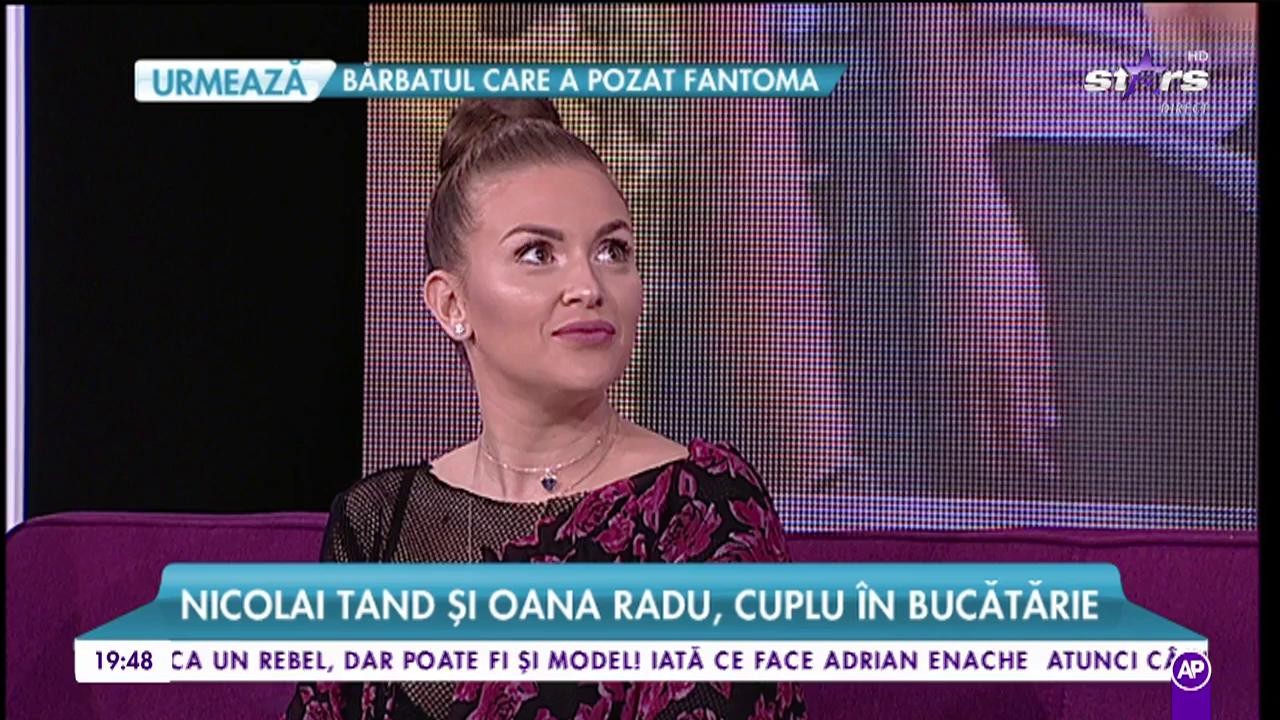 Nicolai Tandi și Oana Radu, cuplu în bucătărie