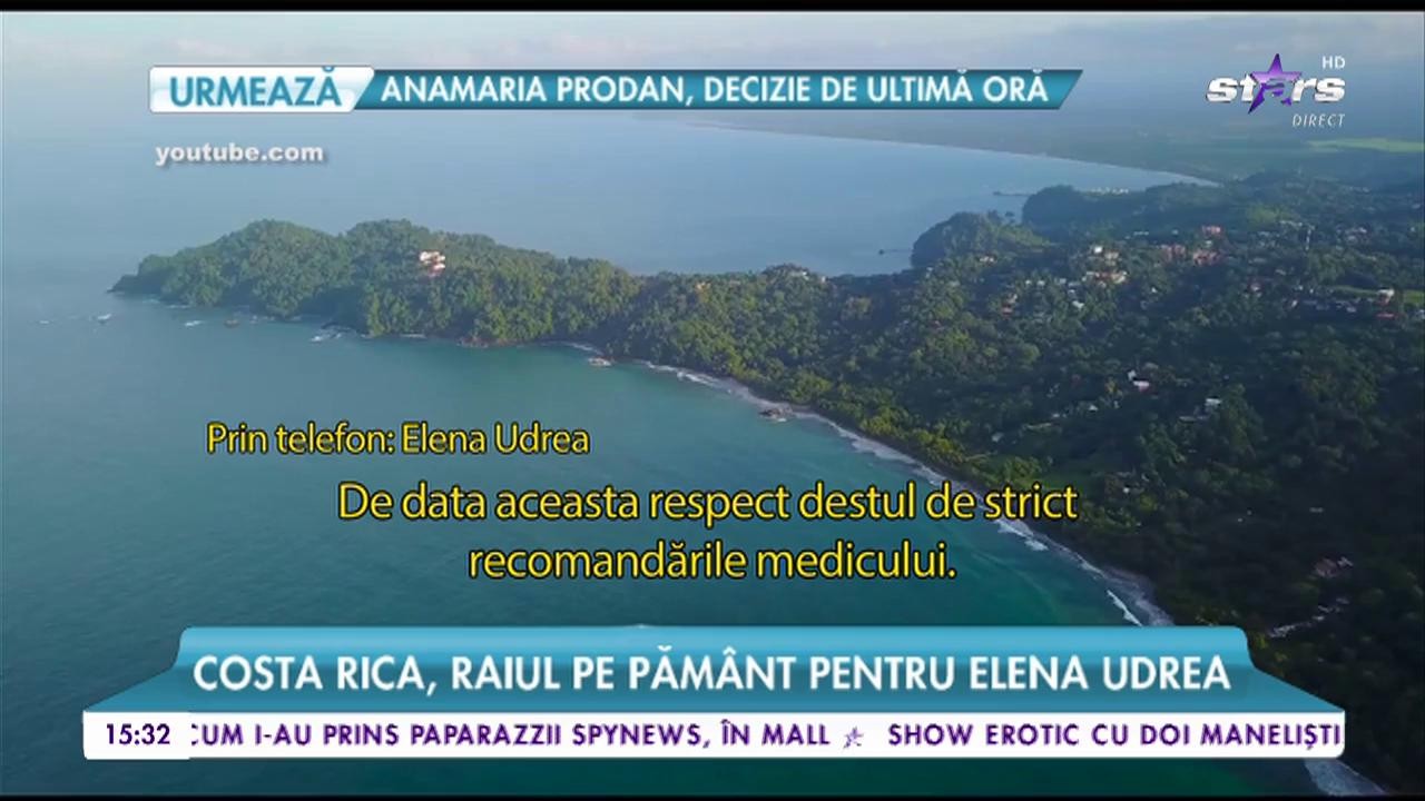 Costa Rica, Raiul pe păm&acirc;nt pentru Elena Udrea
