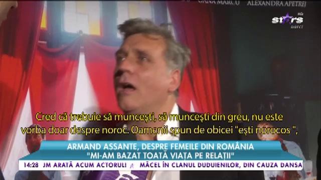 Armand Assante, despre femeile din Rom&acirc;nia: "Mi-am bazat toată viața pe relații"