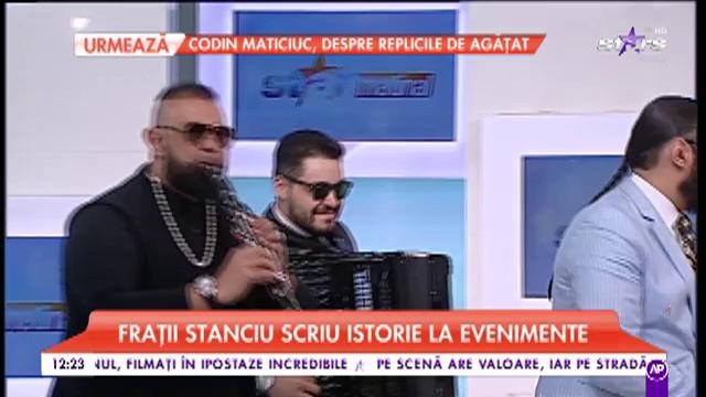 Frații Stanciu cântă la Star Matinal