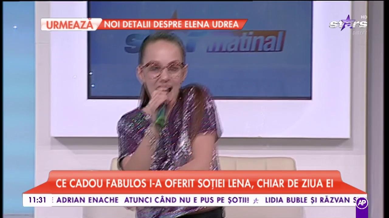 Natalia Moise cântă în cadrul emisiunii Star Matinal