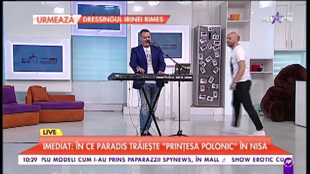 Giorgio Ciabattoni cântă la Star Matinal