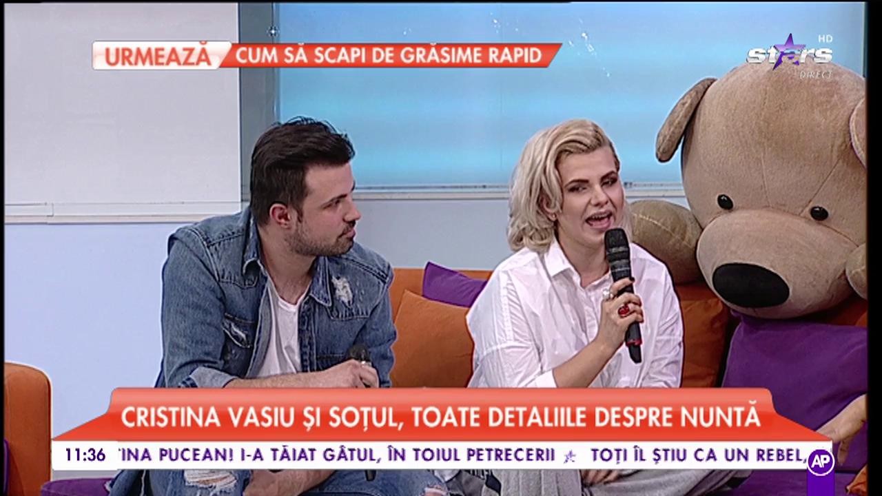 Cristina Vasiu și soțul, pregătiri de nuntă. Artista și soțul ei s-au căsătorit civil în mare secret