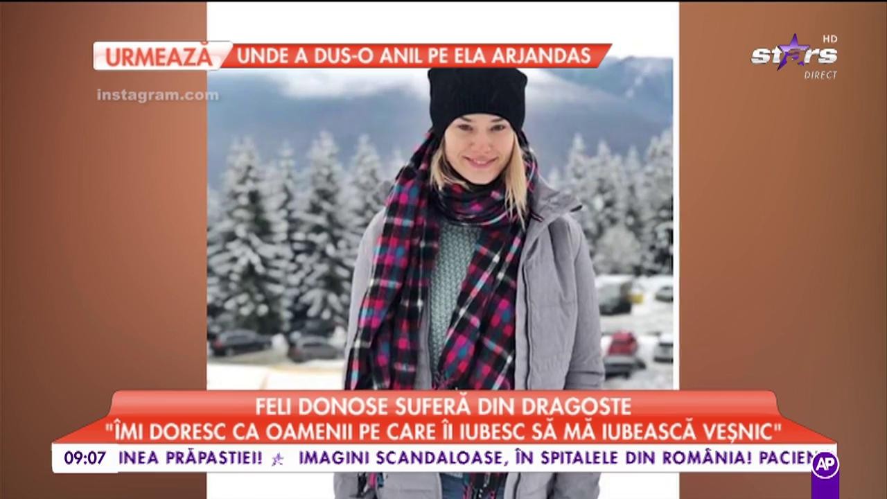 Feli Donose suferă din dragoste: ”Unii oameni te iubesc doar pentru ceva din ce ai de oferit”