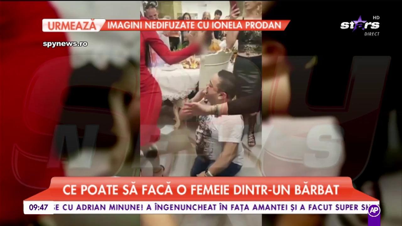 Filmări exclusive cu Adrian Minune! Ce poate să facă o femeie dintr-un bărbat