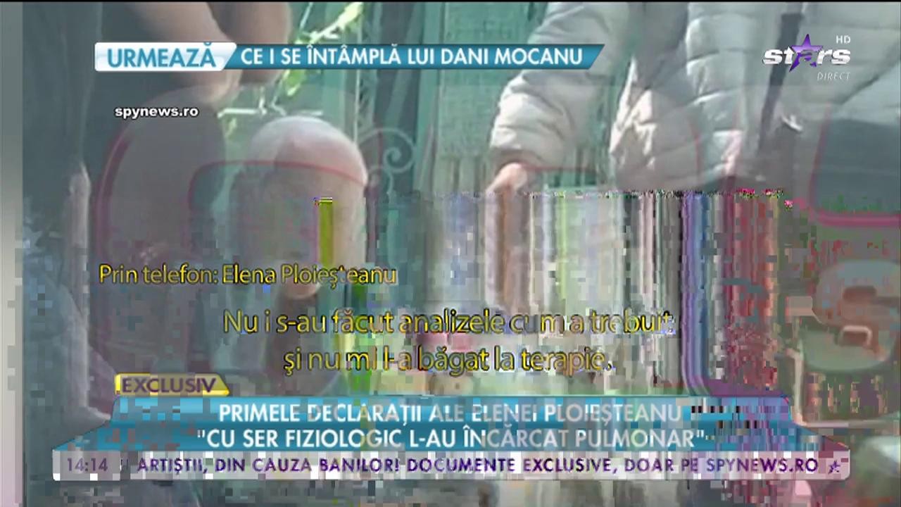Primele declaraţii ale Elenei Ploieşteanu: &bdquo;Mi s-a spus că nu este grav, a avut pneumonie&rdquo;