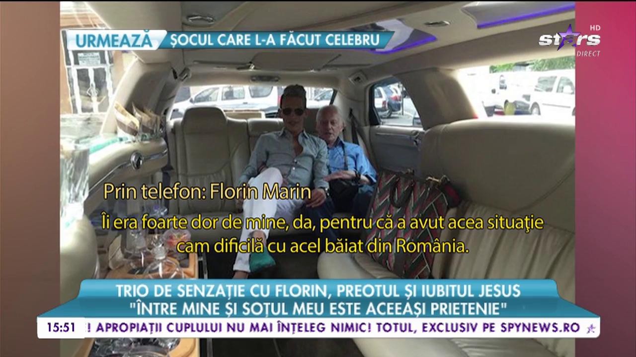 Trio de senzație cu Florin, preotul și iubitul Jesus: &rdquo;Actualul meu iubit e plecat &icirc;n delegație&rdquo;