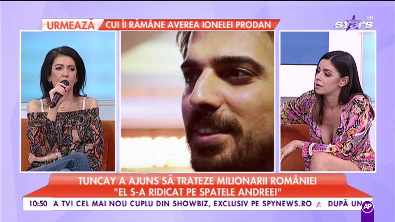 Andreea Marin i-a purtat noroc lui Tuncay. Terapeutul a ajuns să trateze milionarii României