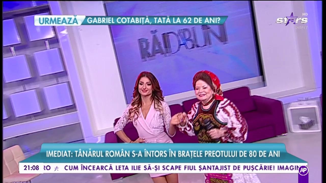 Saveta Bogdan cântă la ”Răi da buni”