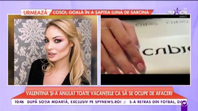 Cum promovează Valentina afacerile lui Cristi Borcea