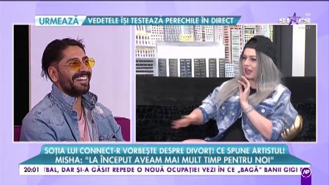 Misha, vorbește despre divorț! Connect-R: "Dragostea noastră s-a transformat în dragoste pentru copil"