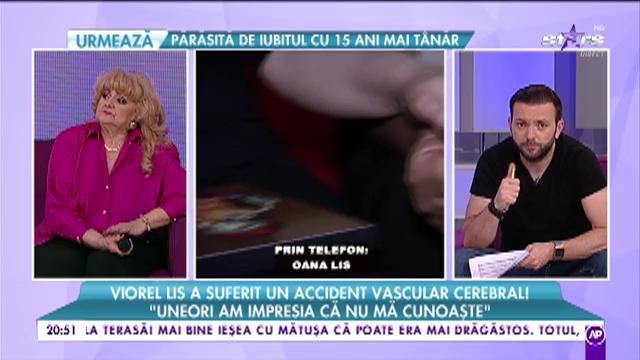 Viorel Lis a suferit un accident vascular cerebral! Oana: ”Nu mai putea să vorbească”