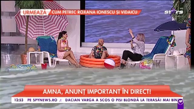 Amna, anunț important în direct!