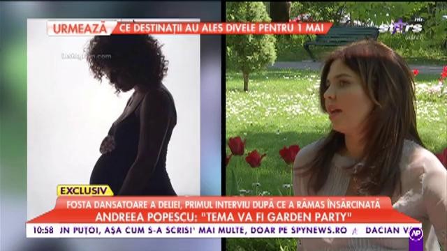 Fosta dansatoare a Deliei, primul interviu după ce a rămas însărcinată: „Sunt în luna a 8-a!