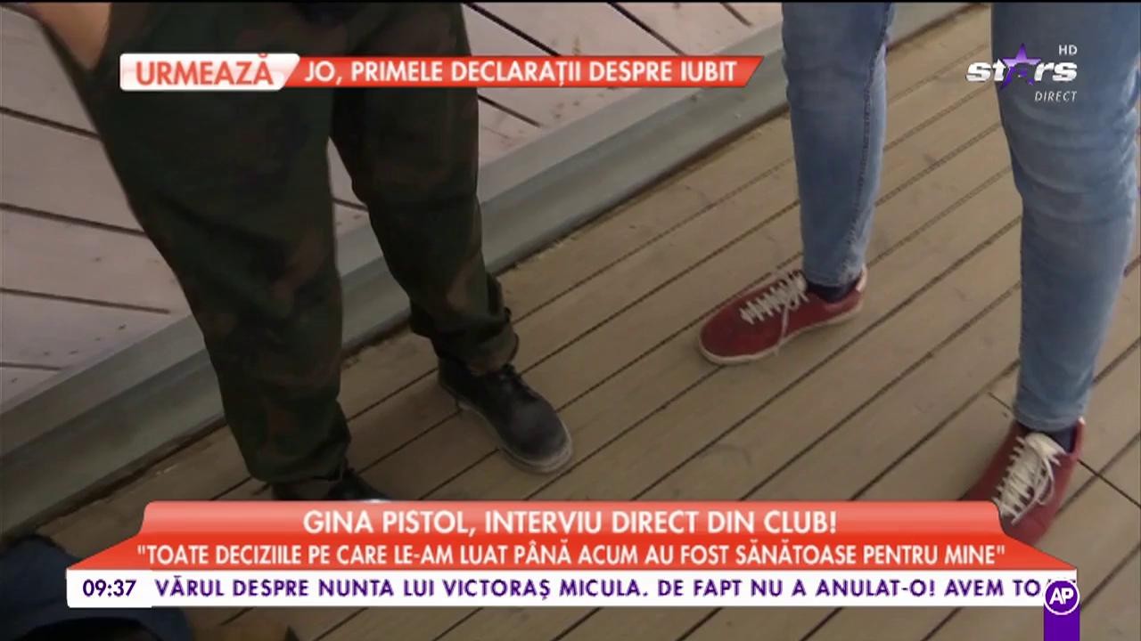 Gina Pistol, interviu direct din club! ”Am venit să semnez condicala mare”