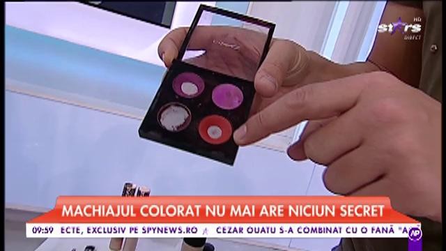 Machiajul colorat nu mai are niciun secret. Make-up artistul vedetelor te învață trucuri tari