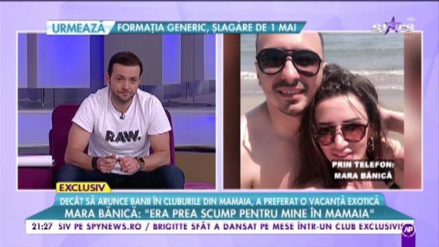 Mara Bănică, vacanţă în Cipru: "Era prea scump pentru mine în Mamaia!"