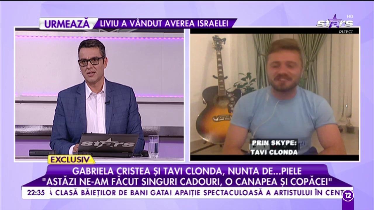 Gabriela Cristea și Tavi Clonda, nunta de piele: &rdquo;Este prima aniversare &icirc;n trei&rdquo;