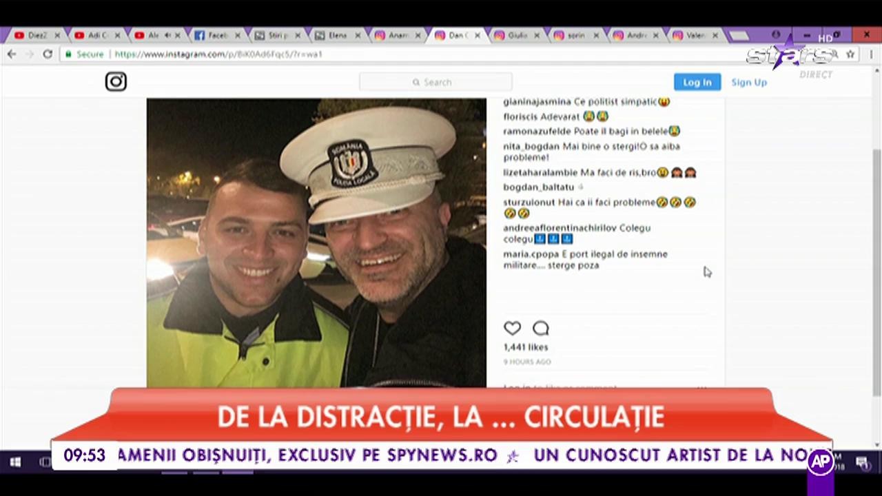 Dan Capatos, fanul Poliției Române