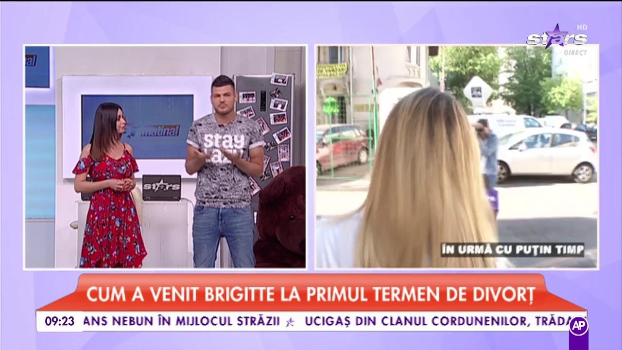 Cum a venit Brigitte Năstase la primul termen de divorț. Vedeta a ajuns la tribunal