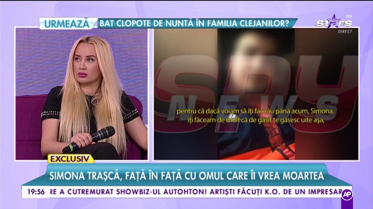 Bărbatul care a sărit la bătaie cu Simona Traşcă a recidivat! A trimis noi mesaje de ameninţare!