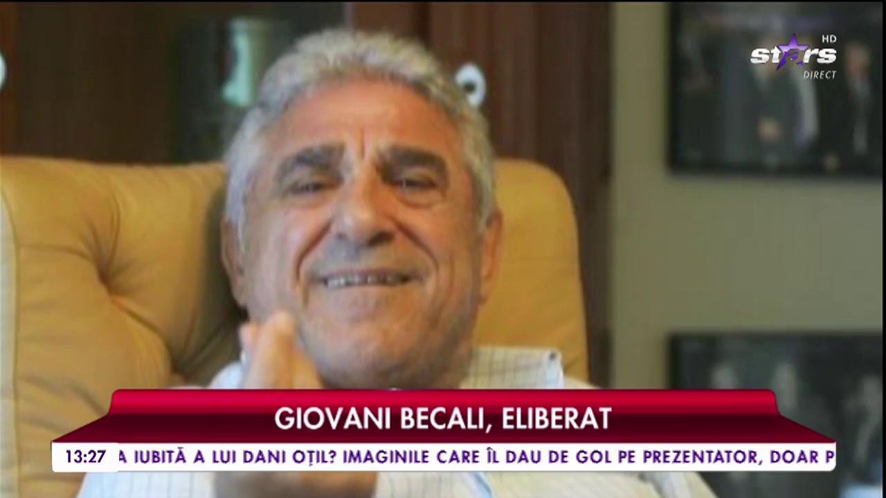 Giovani Becali, eliberat din &icirc;nchisoare