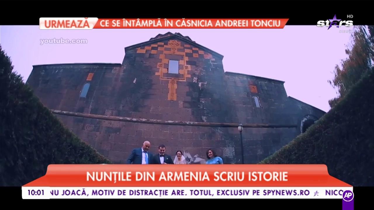 Nunțile din Armenia scriu istorie! Doi tineri s-au pregătit intens pentru ziua cea mare