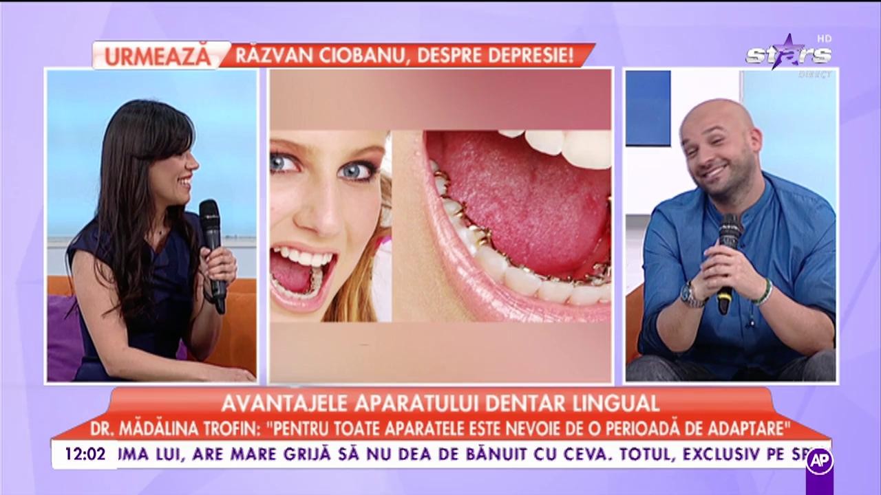 Avantajele aparatului dentar lingual. Dr. Mădălina Trofin: &rdquo;Componentele sunt complet individualizate&rdquo;