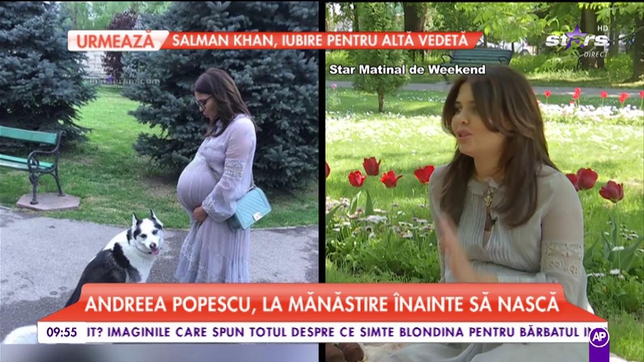 Andreea Popescu, dansatoarea Deliei, la mănăstire înainte să nască