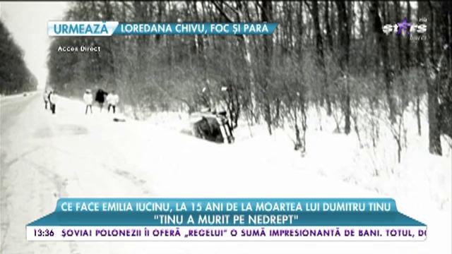 Ce face Emilia Iucinu, la 15 ani de la moartea lui Dumitru Tinu: &bdquo;Tinu &icirc;nsemna totul pentru mine&rdquo;
