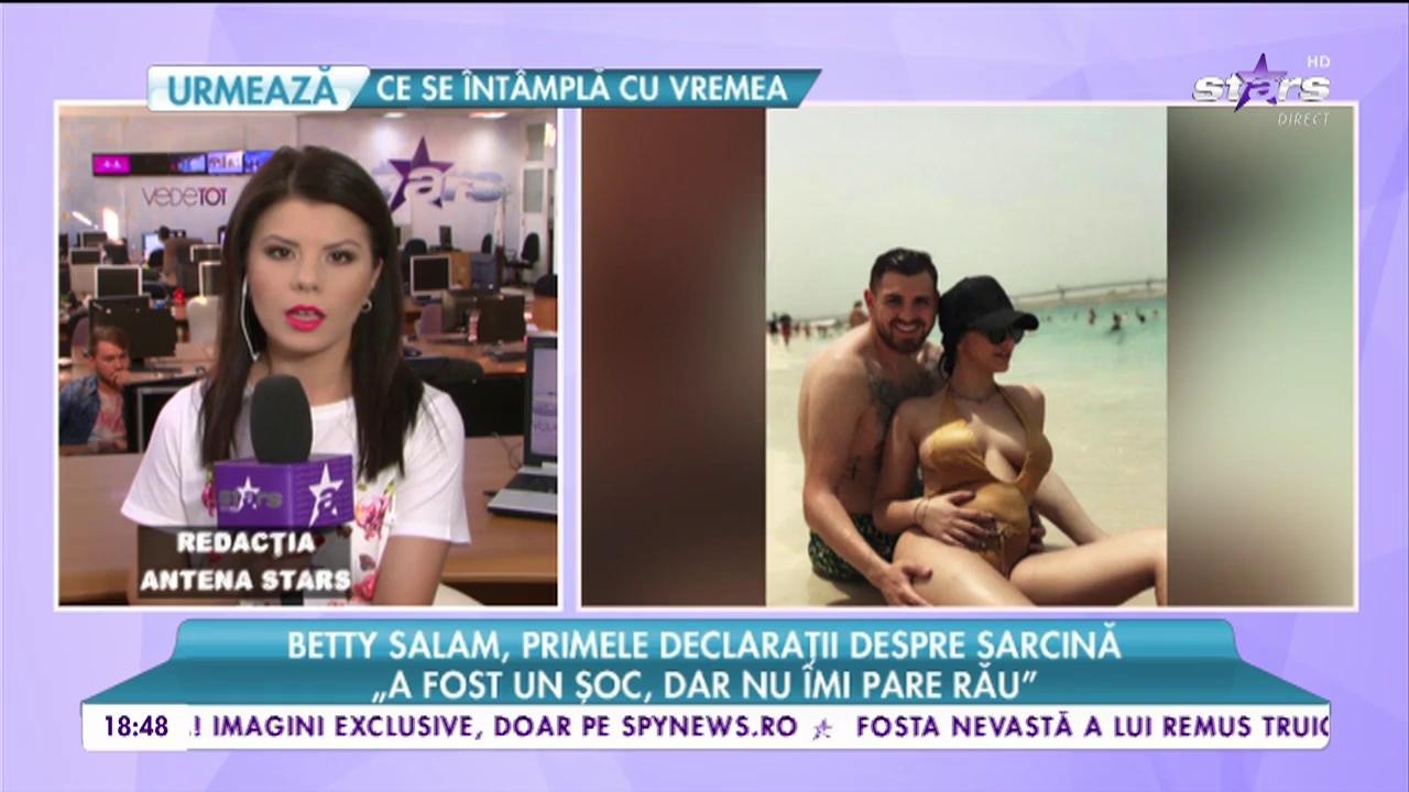 Betty Salam, primele declarații despre sarcină. Cum a recționat Florin Salam c&acirc;nd a aflat vestea