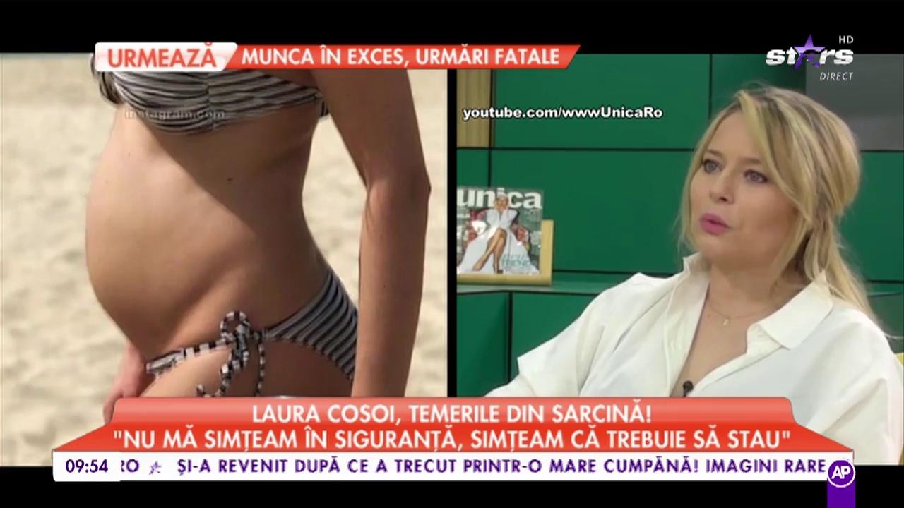 Laura Cosoi, temerile din sarcină! &bdquo;Sper să nu existe complicații ca să pot naște natural&rdquo;