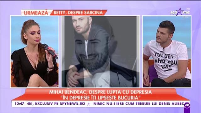 Mihai Bendeac, despre lupta cu depresia: &bdquo;Mă lupt cu o boală sinistră&rdquo;