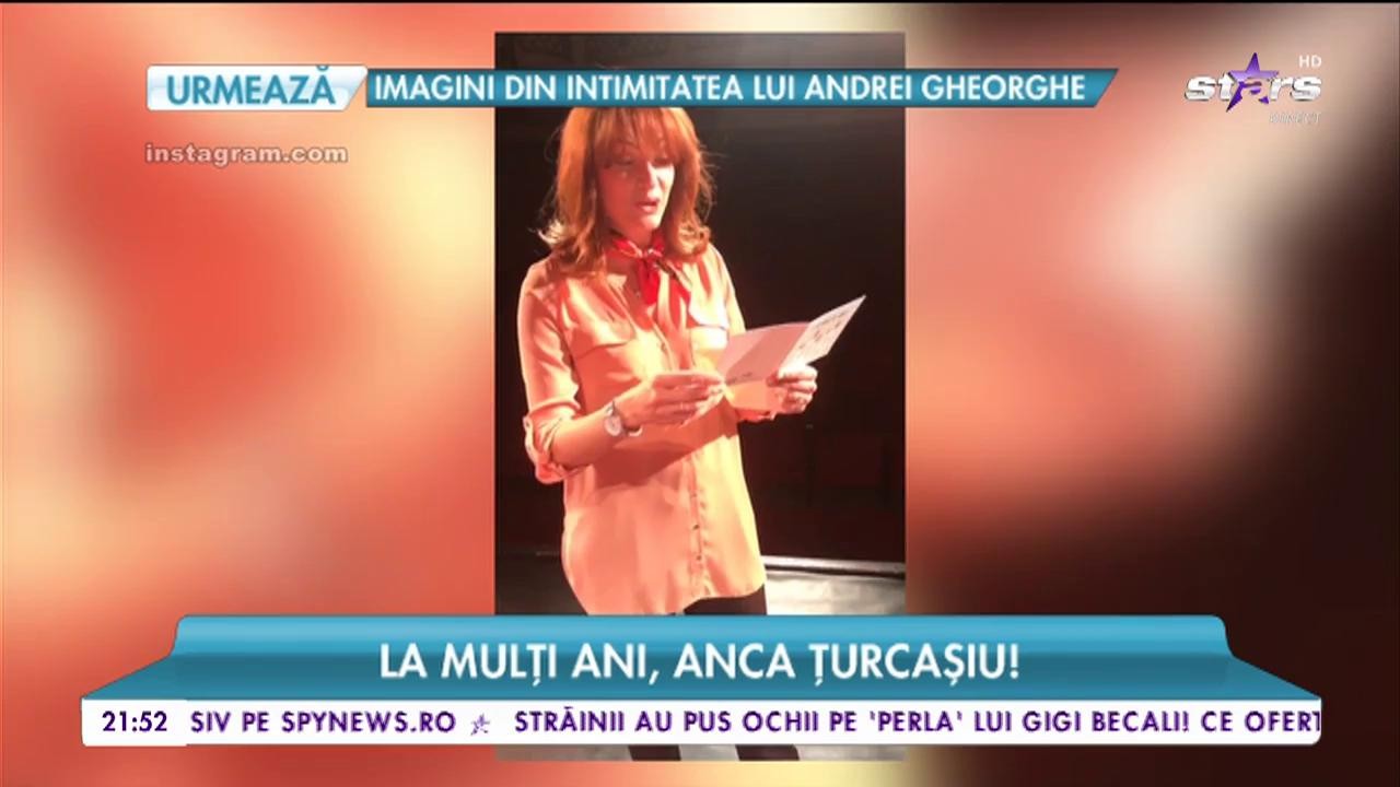 La mulți ani, Anca Țurcașiu! Cum a petrecut artista de ziua ei
