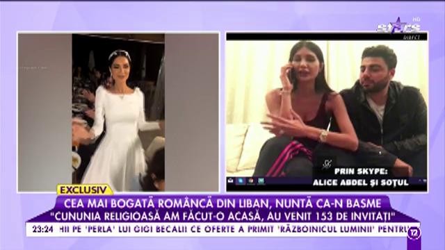 Ce mai bogată rom&acirc;ncă din liban, nuntă ca-n basme. Ceremonia a fost extrem de emoționantă