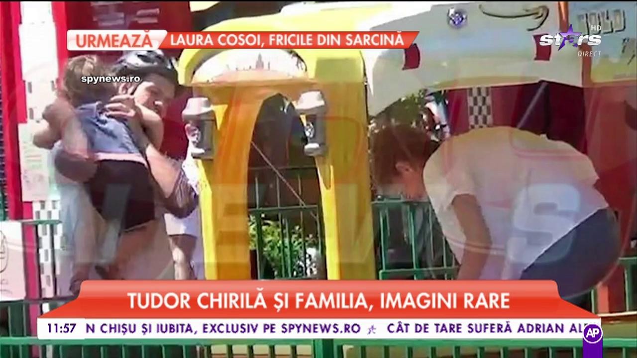 Tudor Chirilă și familia, imagini rare. Face pe durul, dar acasă e mielușel