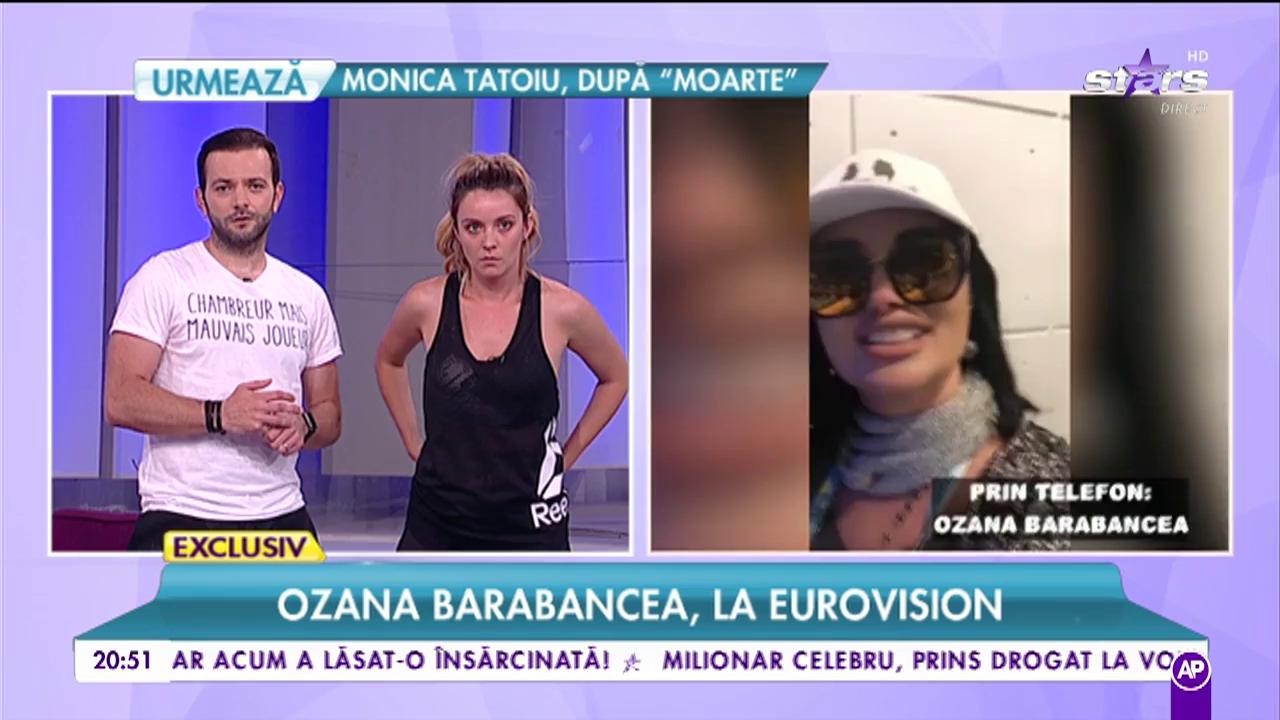 Ozana Barabancea, la Eurovision. Vedeta a ajuns acolo unde mulți doar visează