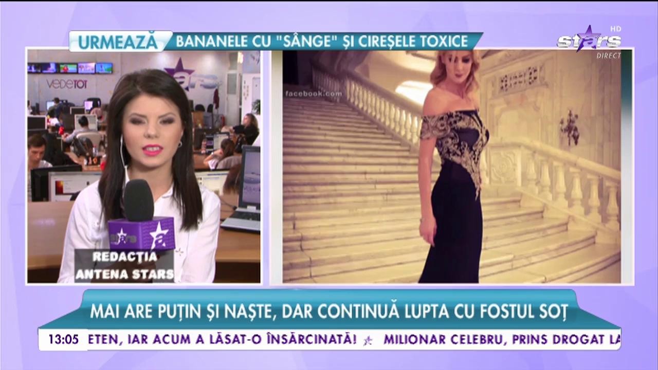 Roxana Ciuhulescu l-a dat din nou &icirc;n judecată pe tatăl fetiţiei ei