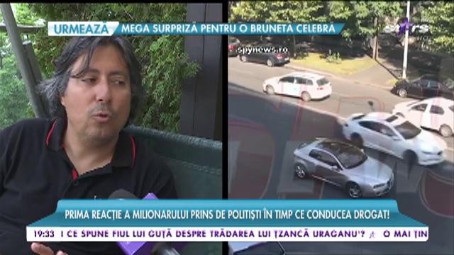 Prima reacție a milionarului prins de polițiști &icirc;n timp ce conducea drogat!