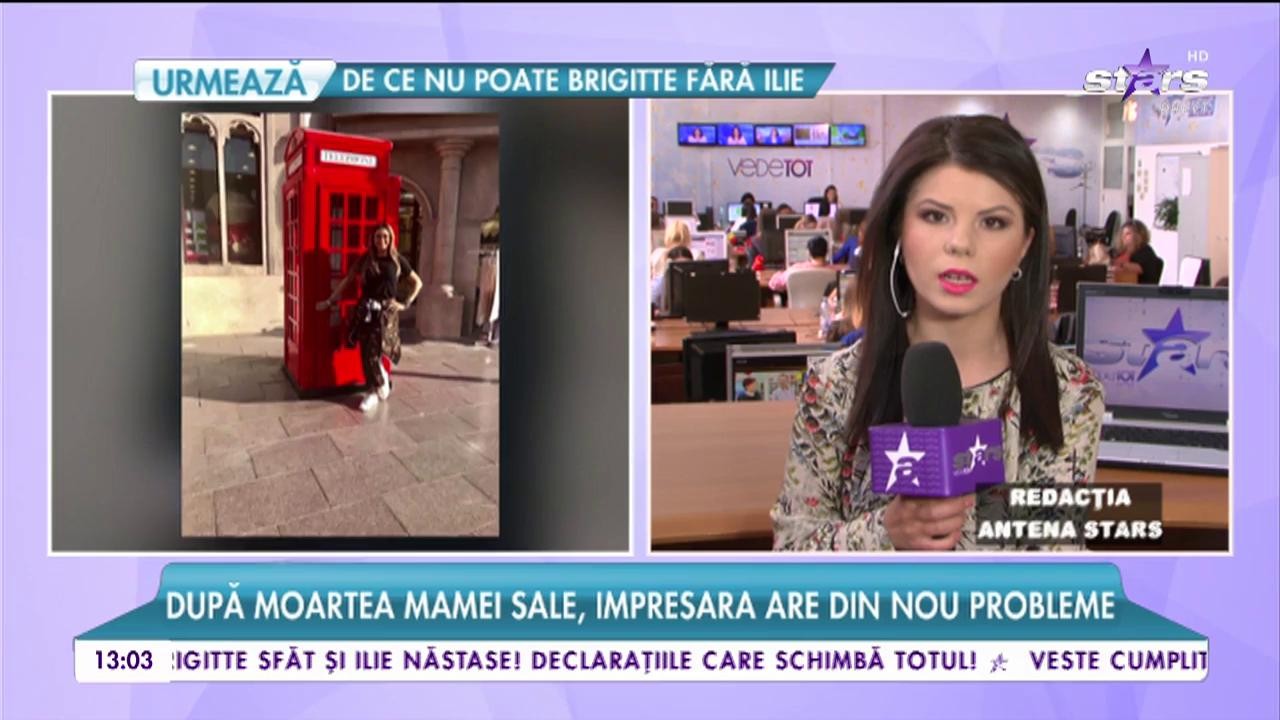 Momente critice pentru Anamaria Prodan după moartea mamei sale