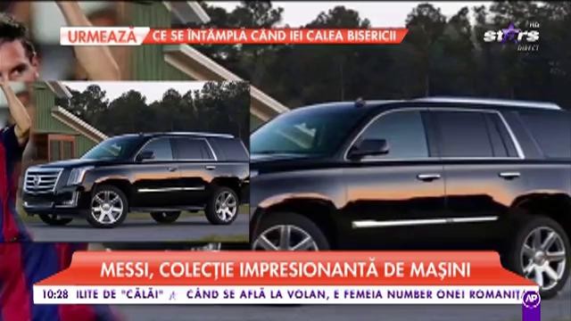 Lionel Messi are o colecţie impresionantă de maşini