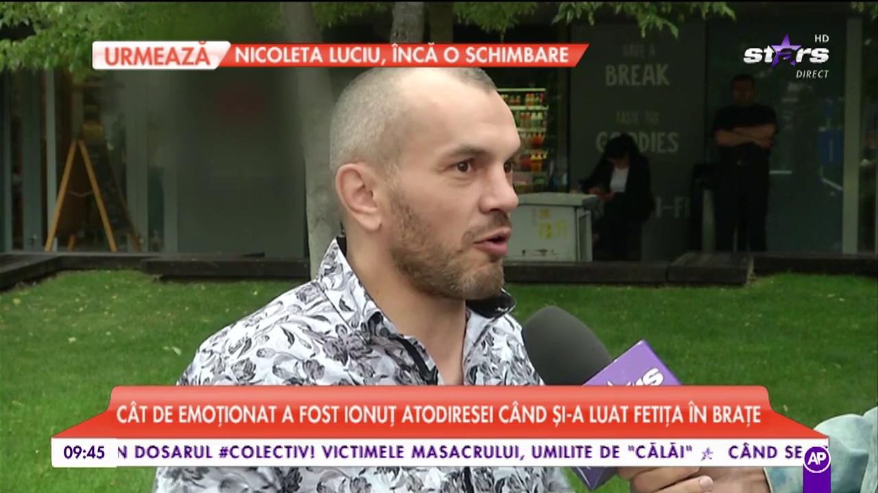 Primele imagini cu fetiţa lui Ionuț Atodiresei