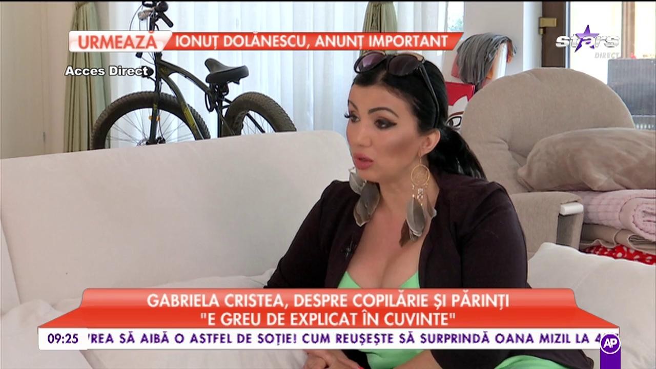 Gabriela Cristea, despre copilărie și părinți: „Mi s-a impus să fac lucrurile altfel decât le vedeam eu”