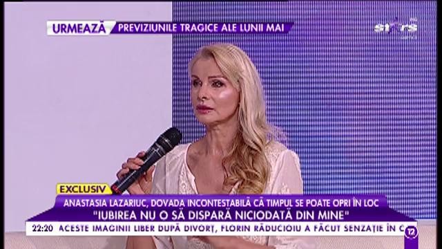 Anastasia Lazariuc, dovada incontestabilă că timpul se poate opri &icirc;n loc: "Iubirea nu o să dispară niciodată din mine"