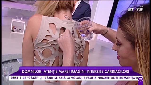 Războiul cu apă continuă la "Agenția Vip"! Imagini interzise cardiacilor cu Flore Salalidis și Bianca S&acirc;rbu