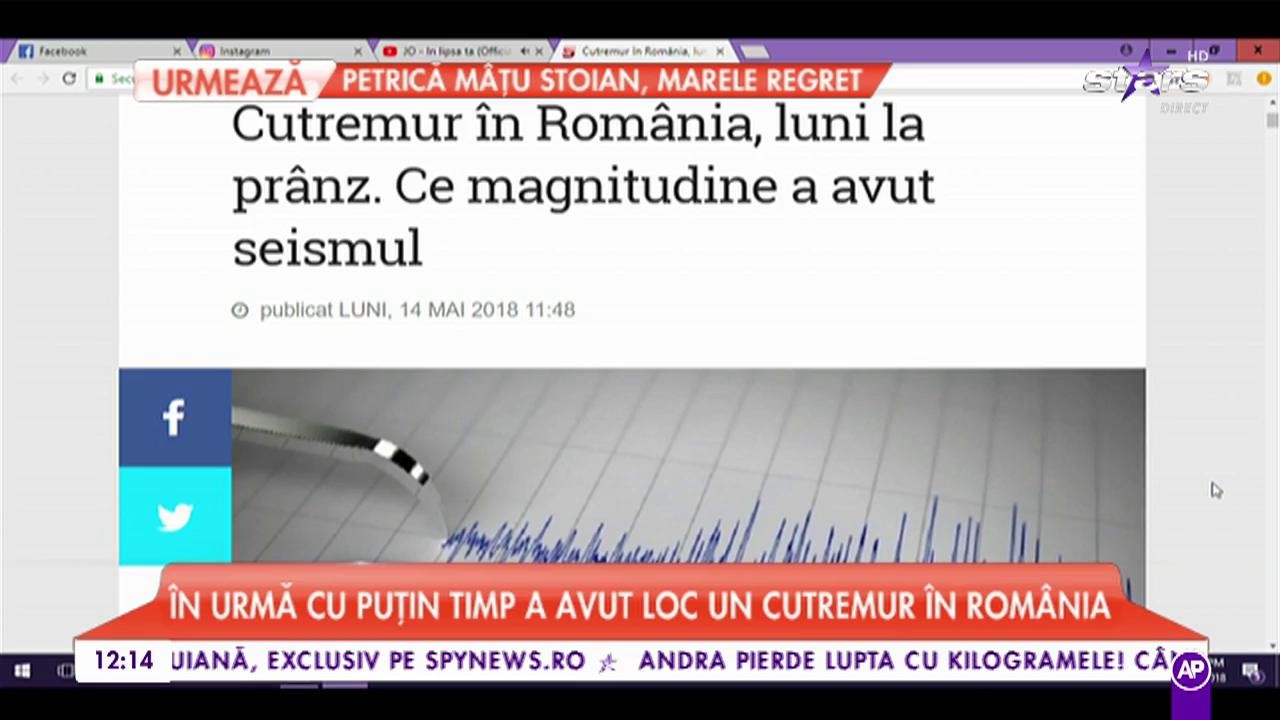 Cutremur în Vrancea. Ce magnitudine a avut seismul