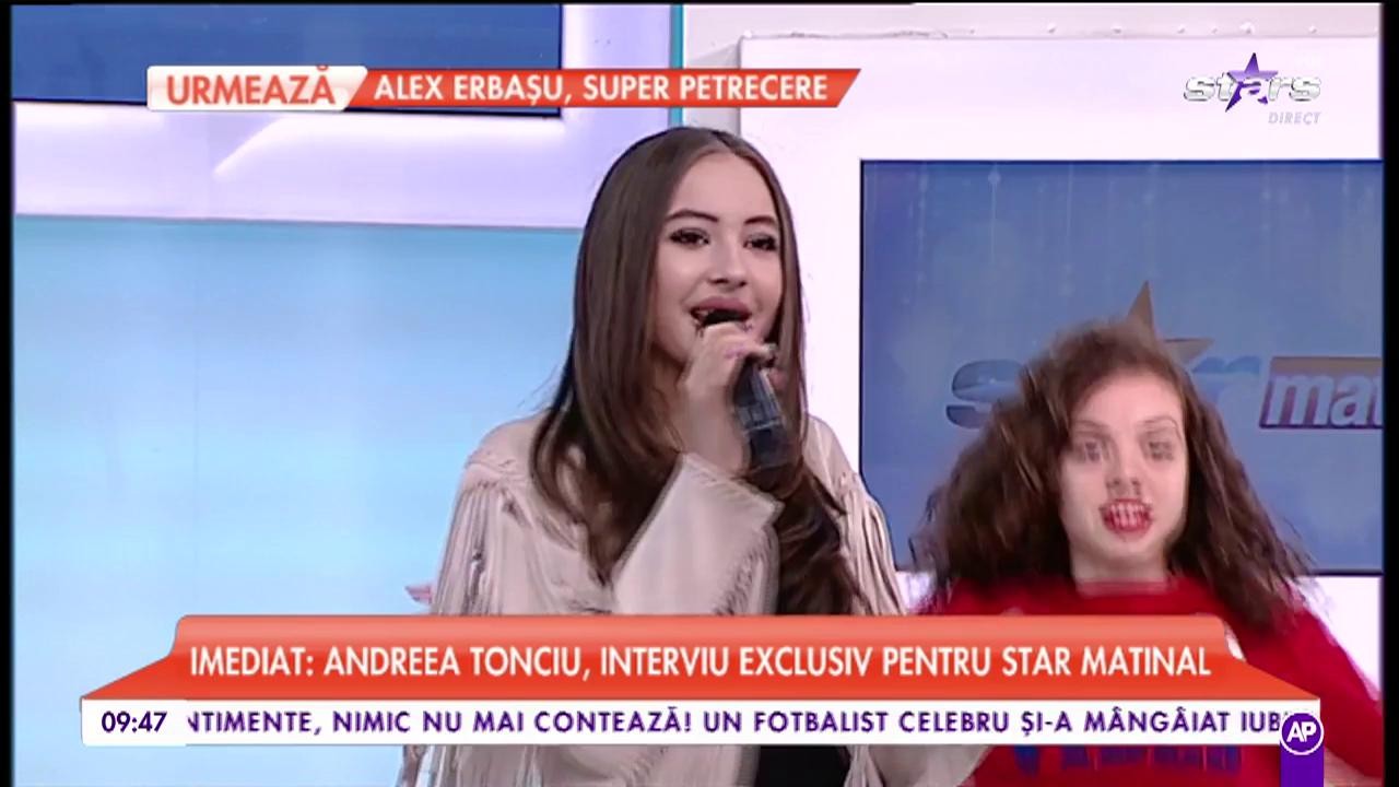 Claudia, super piesă la Star Matinal